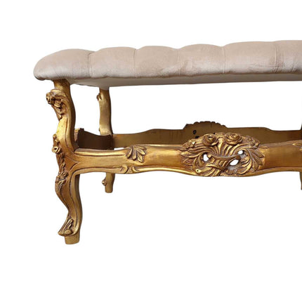 TUFTED ITALIAN OTTOMAN