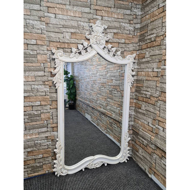 Renaissance French Mirror ☆ white