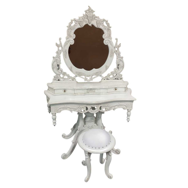 Ballantyne Dressing table ☆White Antique