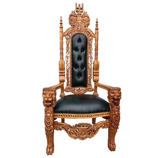 Majesty Hand Carved Throne Chair