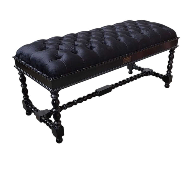 DAWSON COLONIAL UPHOLSTERED SEAT☆BLACK