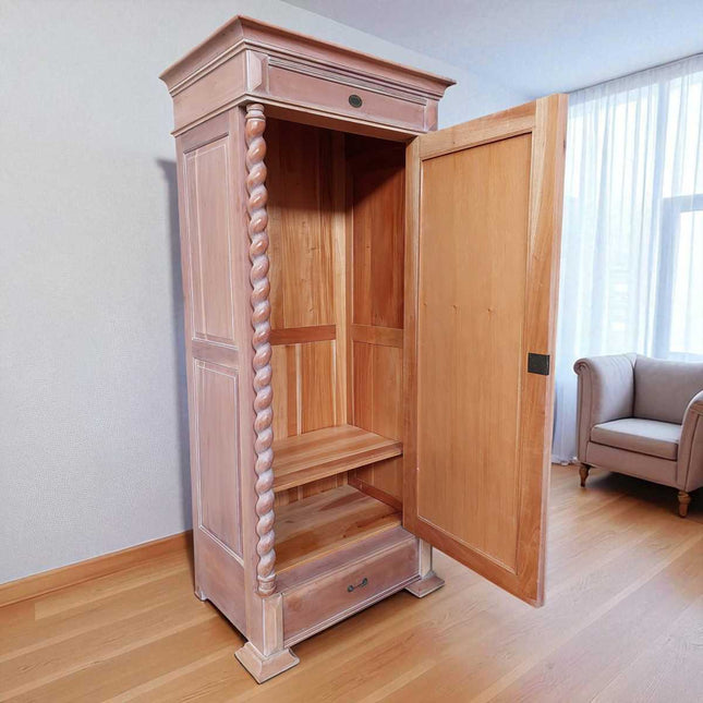 VENTURA FRENCH ARMOIRE ☆ NATURAL Light -Wash