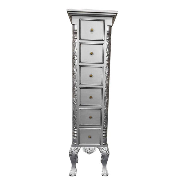 Charles Chippendale lingeri Chest ☆ Silver