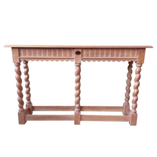 Royalton French console Table ☆ Natural White - Wash