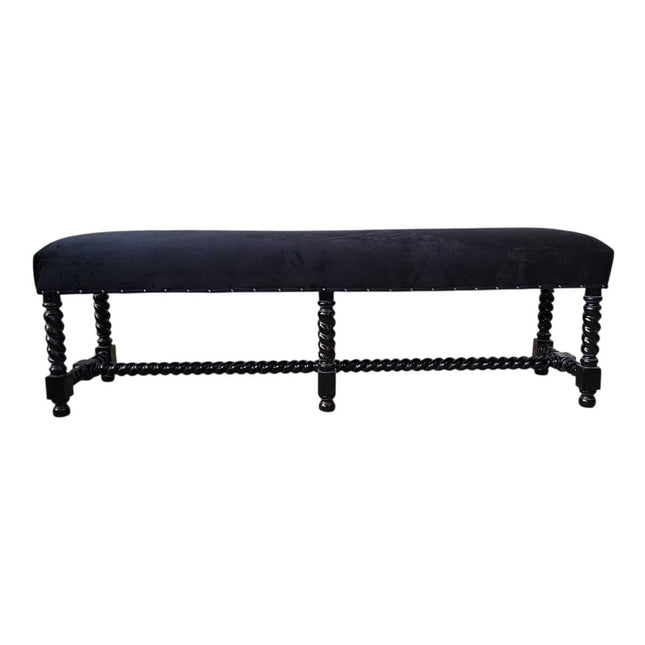 PANTHEON LUXURY BED END SEAT ☆ BLACK