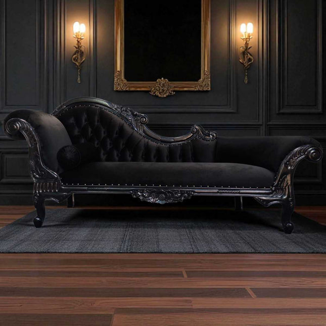 Vienna French Chaise ☆ Black