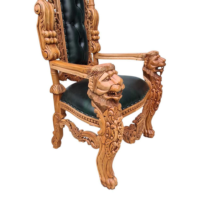 Majesty Hand Carved Throne Chair