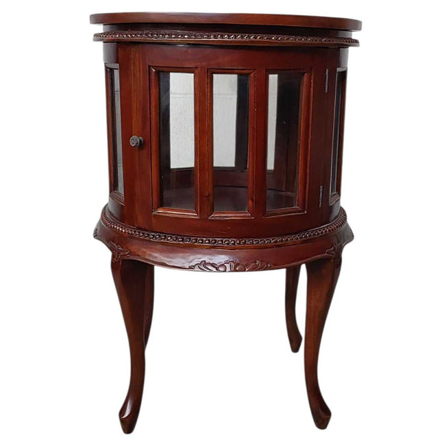 DAVID ROUND VICTORIAN DUMB WAITER ☆Walnut Medium