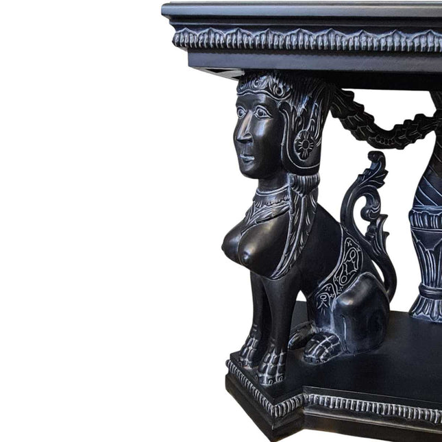 Adeline Lady Dog console Table ☆Black