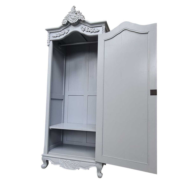 VENICE MAHOGANY WOOD ARMOIRE ☆ PERWINKLE