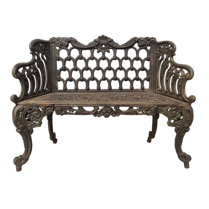 CASTLEFORD CAST IRON GARDEN BENCH SEAT