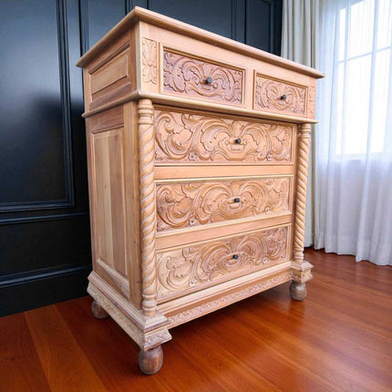 Soberton Mahogany wood French Dresser☆ Natural