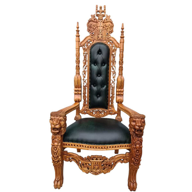 Majesty Hand Carved Throne Chair