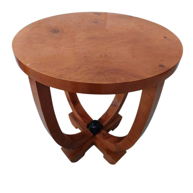 Daphne Art Deco Burl End Table