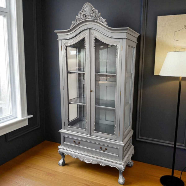 Thomas Chippendale Cabinet ☆ Silver