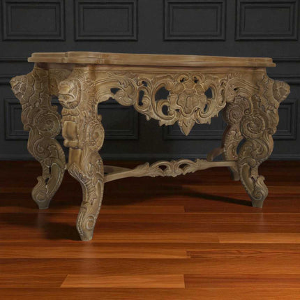 Gamble French Baroque Console ☆ Rustic Grey