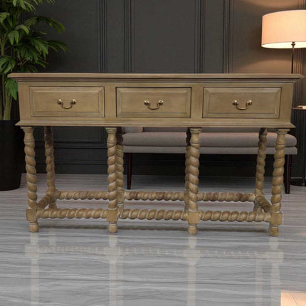 OXTON MAHOGANY CONSOLE TABLE ☆ RUSTIC