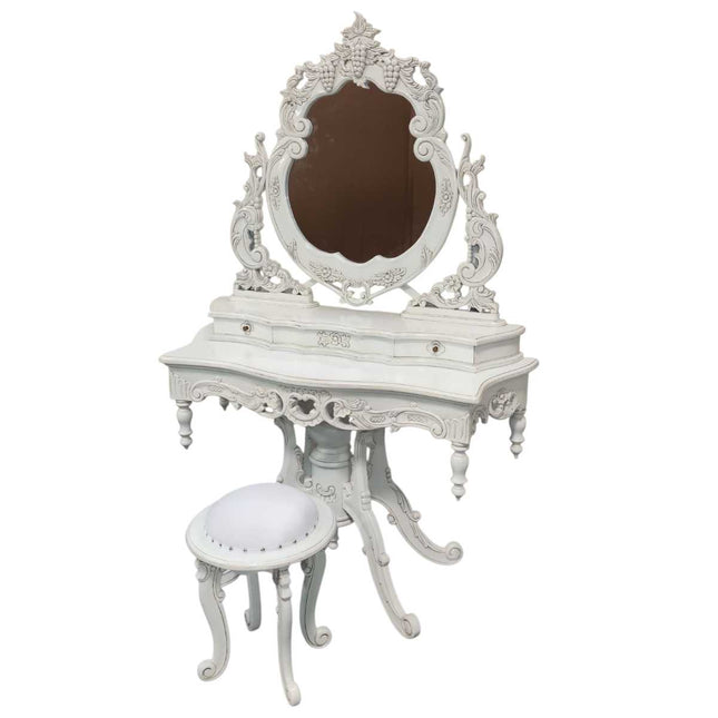 Ballantyne Dressing table ☆White Antique