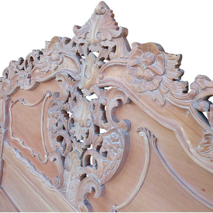 Versallies Rococo Headboard ☆ Natural Wash