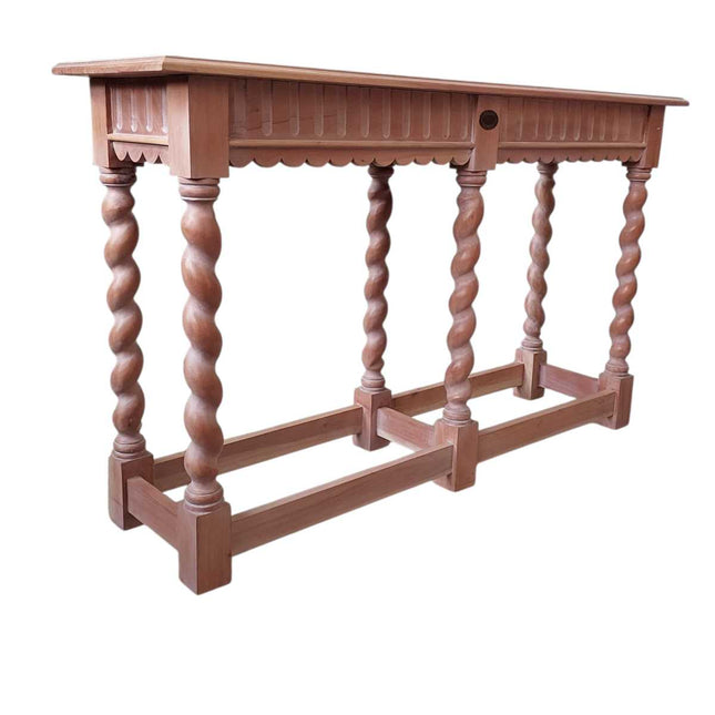 Royalton French console Table ☆ Natural White - Wash