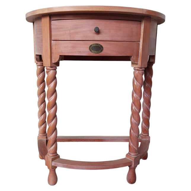 Sunar French Hall Table ☆ White & Natural