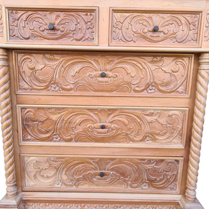 Soberton Mahogany wood French Dresser☆ Natural