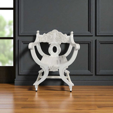 Neville French Cross Frame Armchair