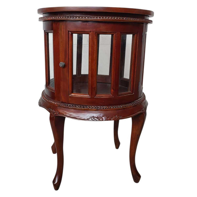 DAVID ROUND VICTORIAN DUMB WAITER ☆Walnut Medium