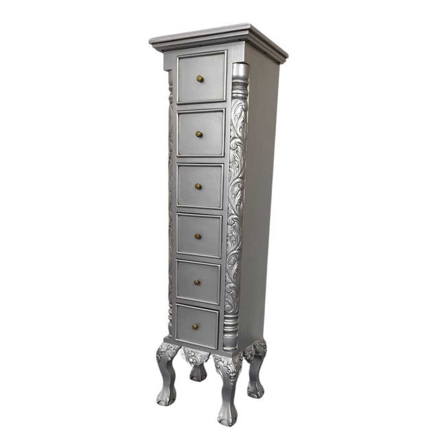 Charles Chippendale lingeri Chest ☆ Silver