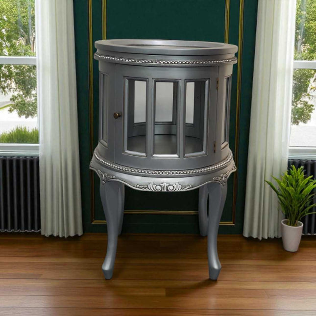 DAVID ROUND DUMB WAITER ☆ SILVER