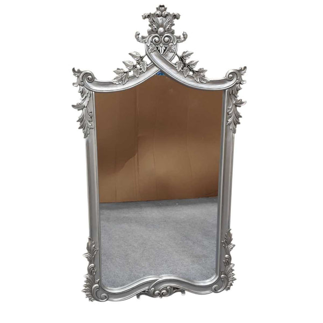 RENAISSANCE FRENCH MIRROR ☆ SILVER