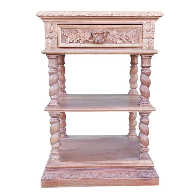 DIOR FRENCH NIGHTSTAND ☆ NATURAL WHITE-WASH