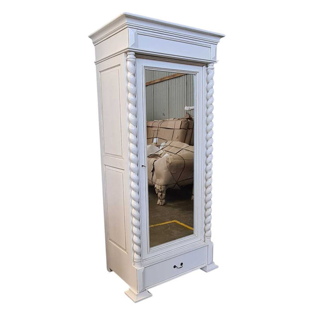 VENTURA FRENCH ARMOIRE ☆WHITE ANTIQUE