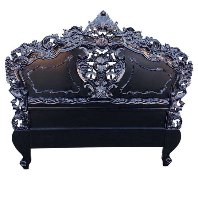 Versallies Rococo Headboard ☆ Black