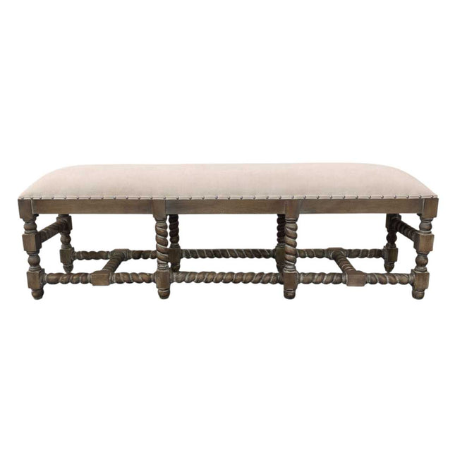 Hazelhurst Bedroom Bench ☆ Grey