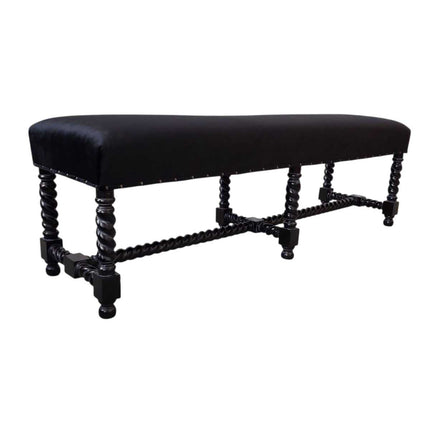 PANTHEON LUXURY BED END SEAT ☆ BLACK