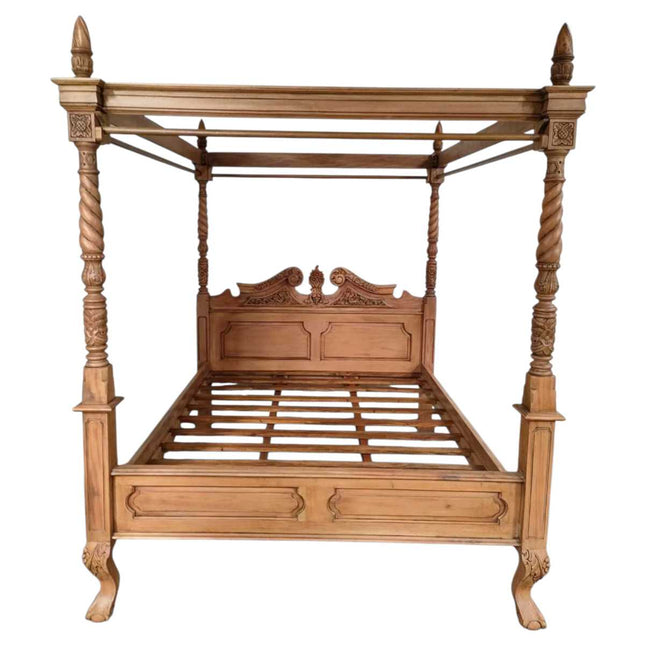 King George Mahogany Poster Bed