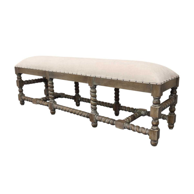 Hazelhurst Bedroom Bench ☆ Grey