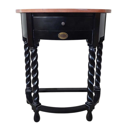 Sunar French Hall Table ☆ White & Natural