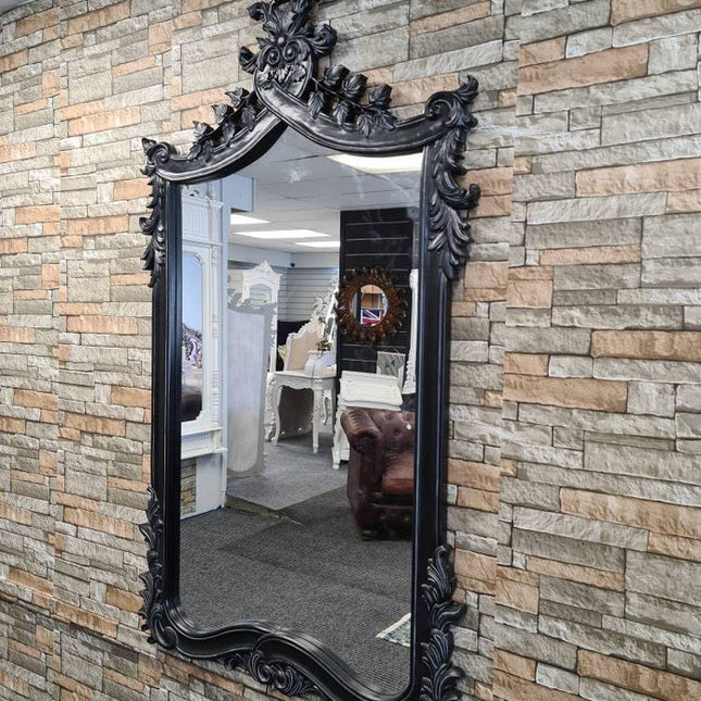 Renaissance French Mirror ☆ BLACK