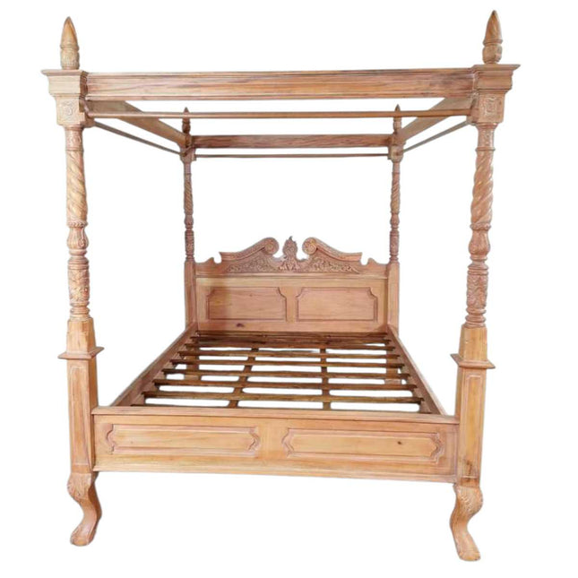King George Mahogany Poster Bed