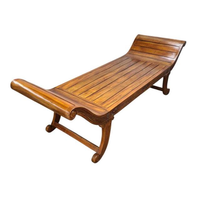 Munich Mahogany Sleigh Bench Seat