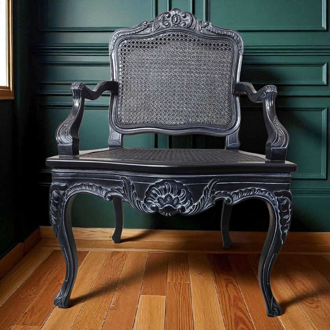 Zorina French Armchair ☆Black