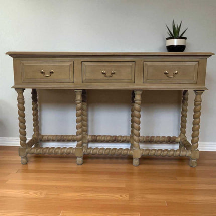 OXTON MAHOGANY CONSOLE TABLE ☆ RUSTIC