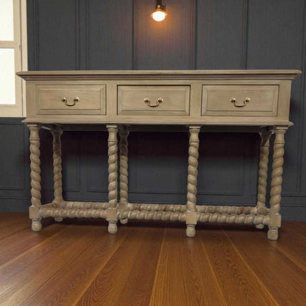 OXTON MAHOGANY CONSOLE TABLE ☆ RUSTIC