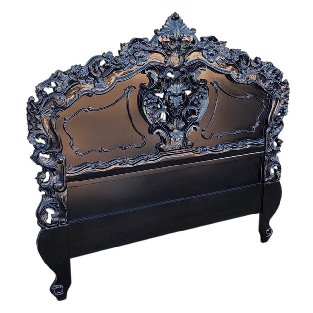 Versallies Rococo Headboard ☆ Black