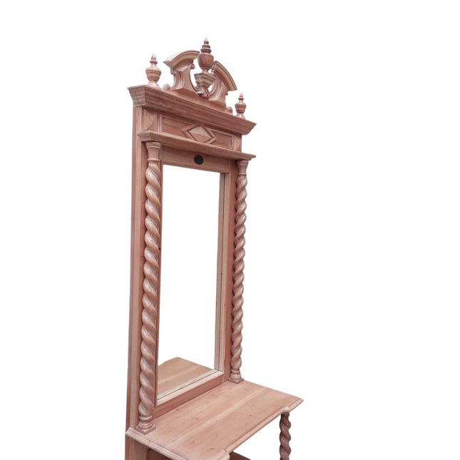 PRESCOT French Mirror & Dressing table ☆ Natural White-wash