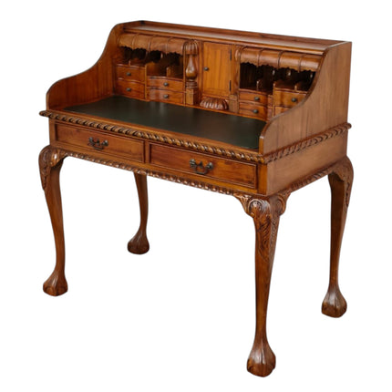 Chippendale Mahogany Escritoire ☆ Walnut