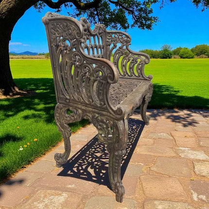 CASTLEFORD CAST IRON GARDEN BENCH SEAT