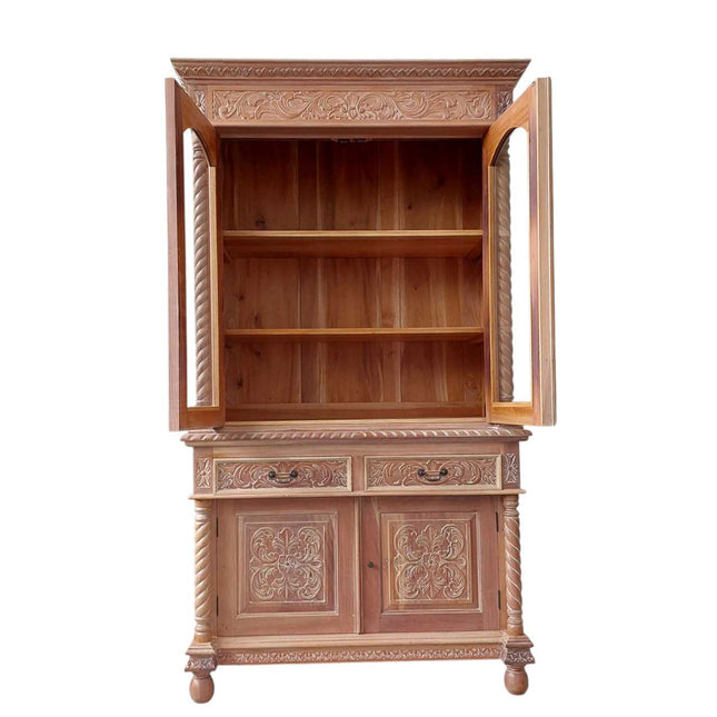 NAXOS FRENCH CABINET & SIDEBOARD ☆ NATURAL WHITE - WASH